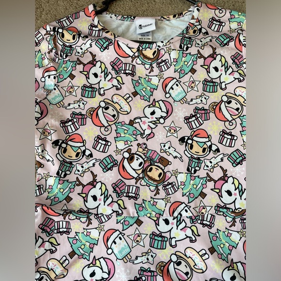 Tokidoki big girl Christmas print dress/ Size 16 yeas old - Picture 5 of 7